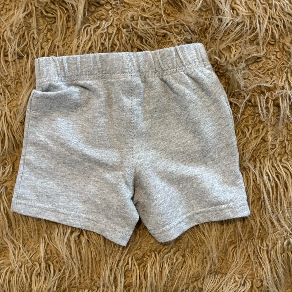 Boys Carter's Navy Dinosaur 🦕 Tee and Light Gray Shorts Set 2 piece 24mo Summer